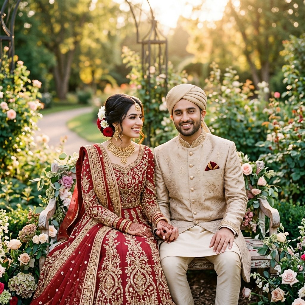 Traditional Pakistani wedding celebration