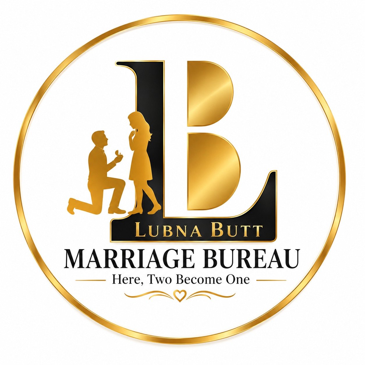 Lubna Butt Marriage Bureau logo